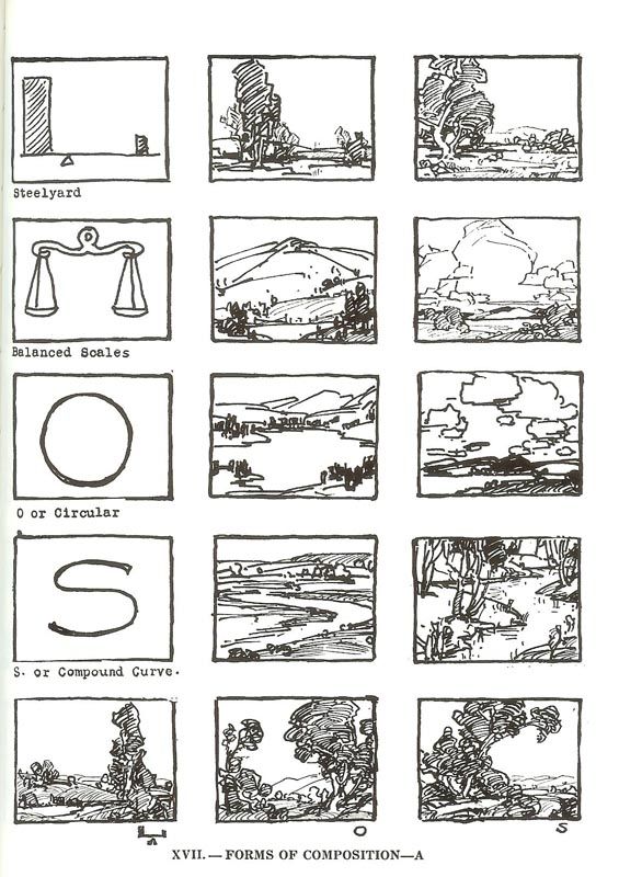 some drawings are shown in black and white, with the words's written below them