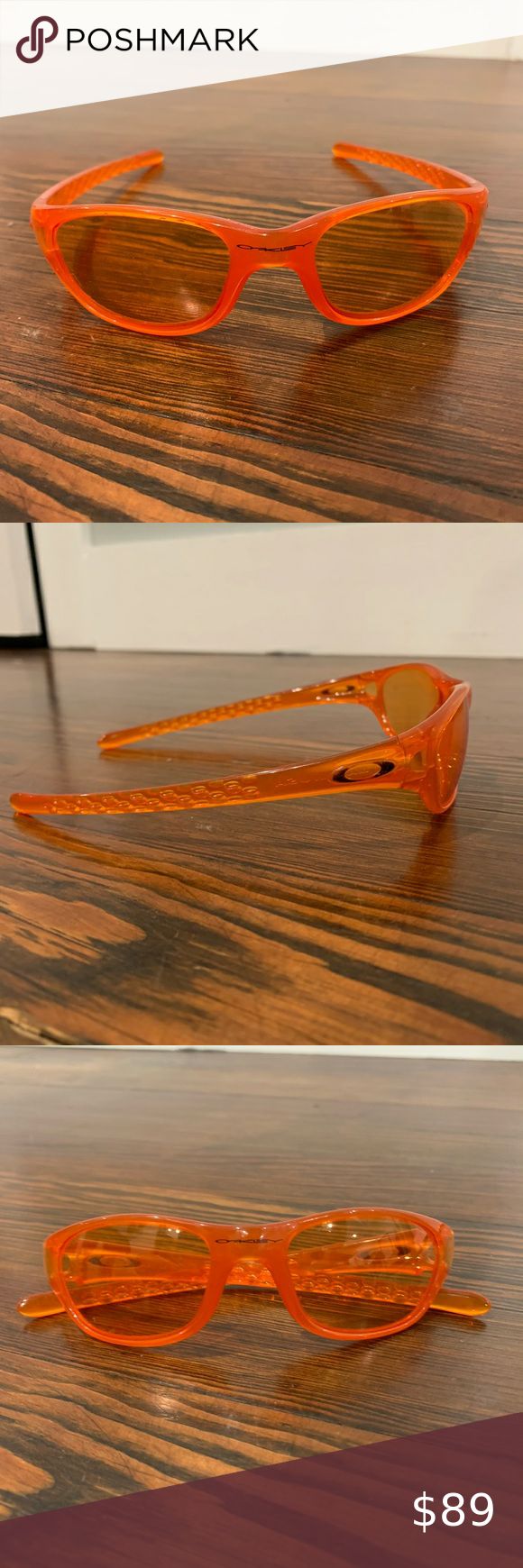 Rare Orange Small Oakley Sunglasses | Oakley sunglasses, Sunglasses, Oakley