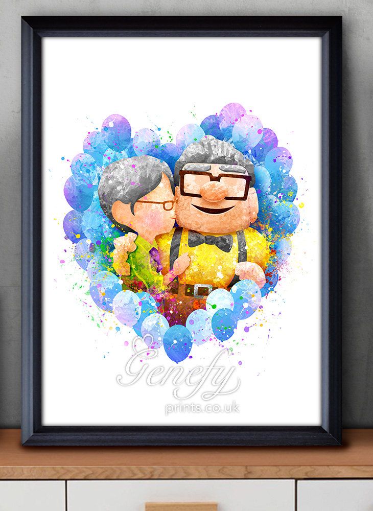 an art print of two people hugging in the shape of a heart