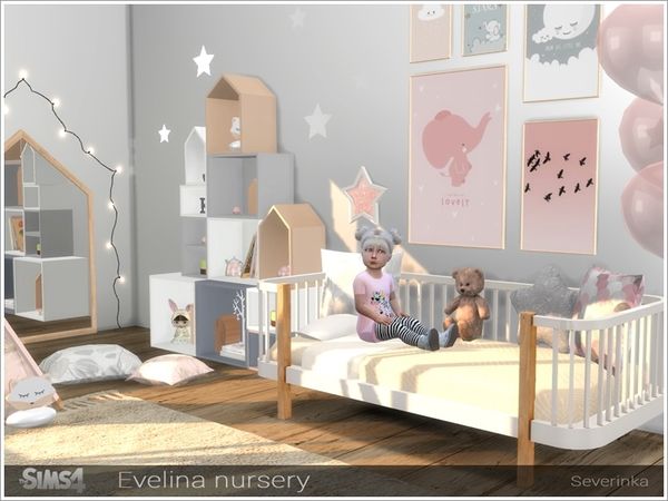 Severinka_'s Evelina nursery | Sims baby, Sims 4 bedroom, Sims 4 cc ...