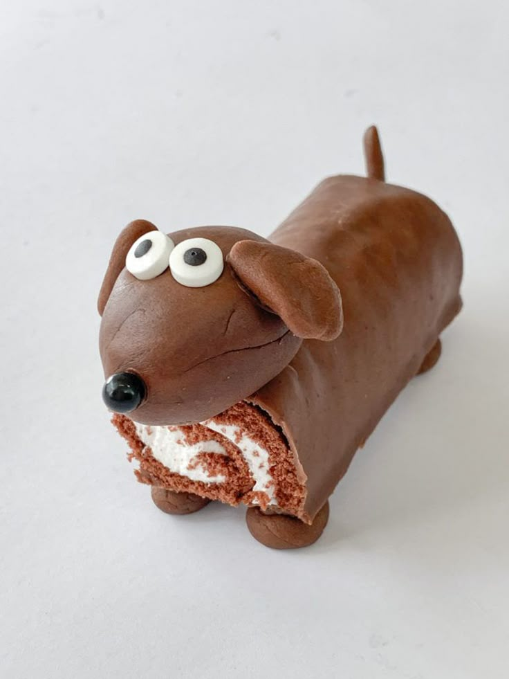 Swiss Roll Dog Cakes - Dog Cupcakes - Best Dog Themed Party Ideas ...