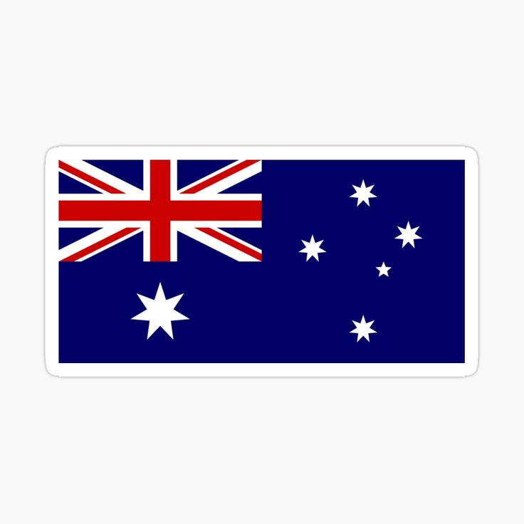 the flag of australia is shown in white and blue, with five stars on it