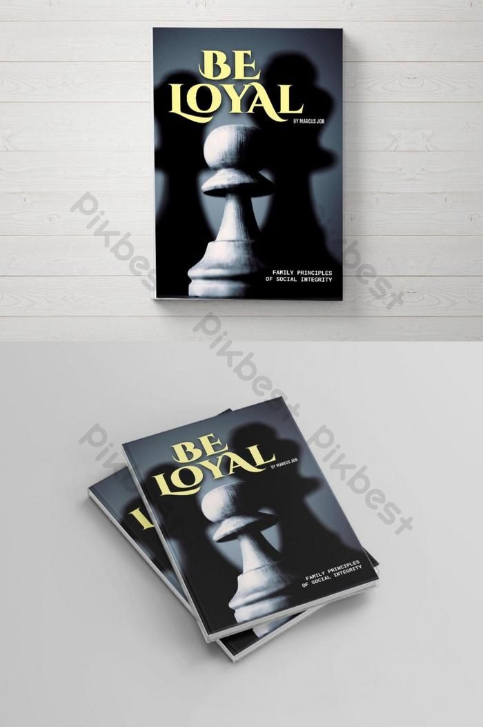 the front and back cover of a book with chess pieces on it, next to each other