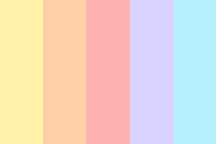 pastel color swatches from the side by side for background or wallpapers