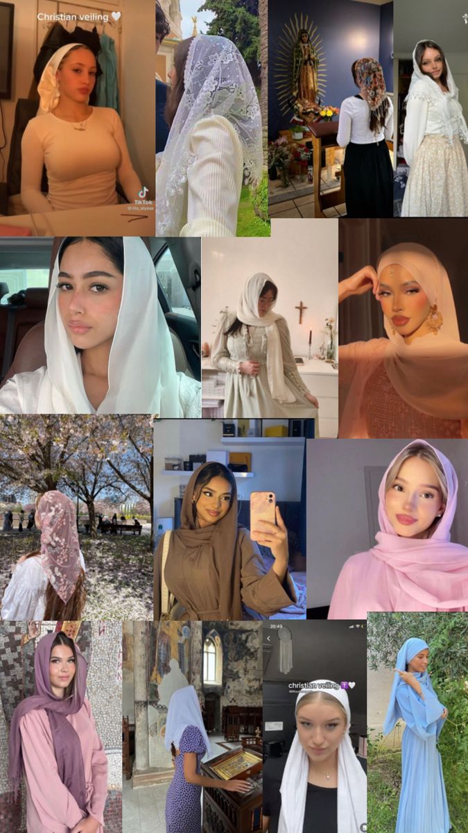 Modest Outfits Christian, Christian Outfits Modesty, Christian Modest Outfits, Modest Fashion Christian, Christian Veils, Modest Christian Clothing, Modest Church Outfits, Christian Modesty, Girls Veiled