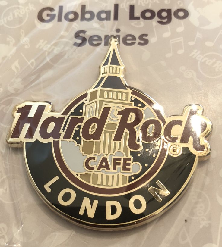 Hard Rock Cafe London 2018 Global Logo Pin. Global Logo, Hard Rock Casino, Cafe London, Logo Pin, Pin Logo, Rock Cafe, Hard Rock Cafe, Pin Collection, Hard Rock