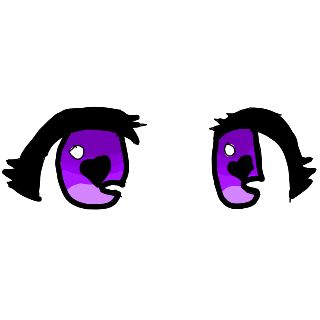 Gacha Life Eyes Purple Version | Cosas de dibujo, Ojos morados, Colores ...