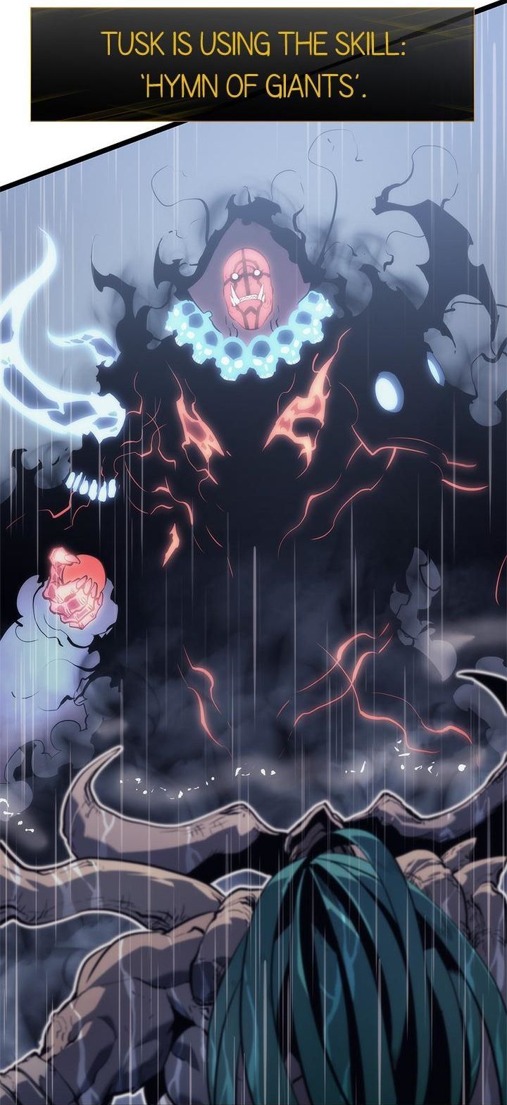 an image of a cartoon character in the rain with text that reads tusk is using the