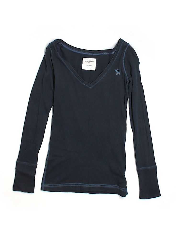 Abercrombie  Girls Long Sleeve T-Shirt Size M (Youth) School Clothing, Abercrombie Girls, Blue Long Sleeve, Girls Long Sleeve, School Outfits, Long Sleeve T Shirt, Long Sleeve Tshirt, Dark Blue, Women Handbags