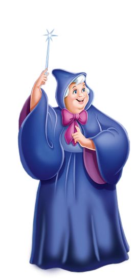 a cartoon character dressed as a wizard holding a star in one hand and pointing at the other