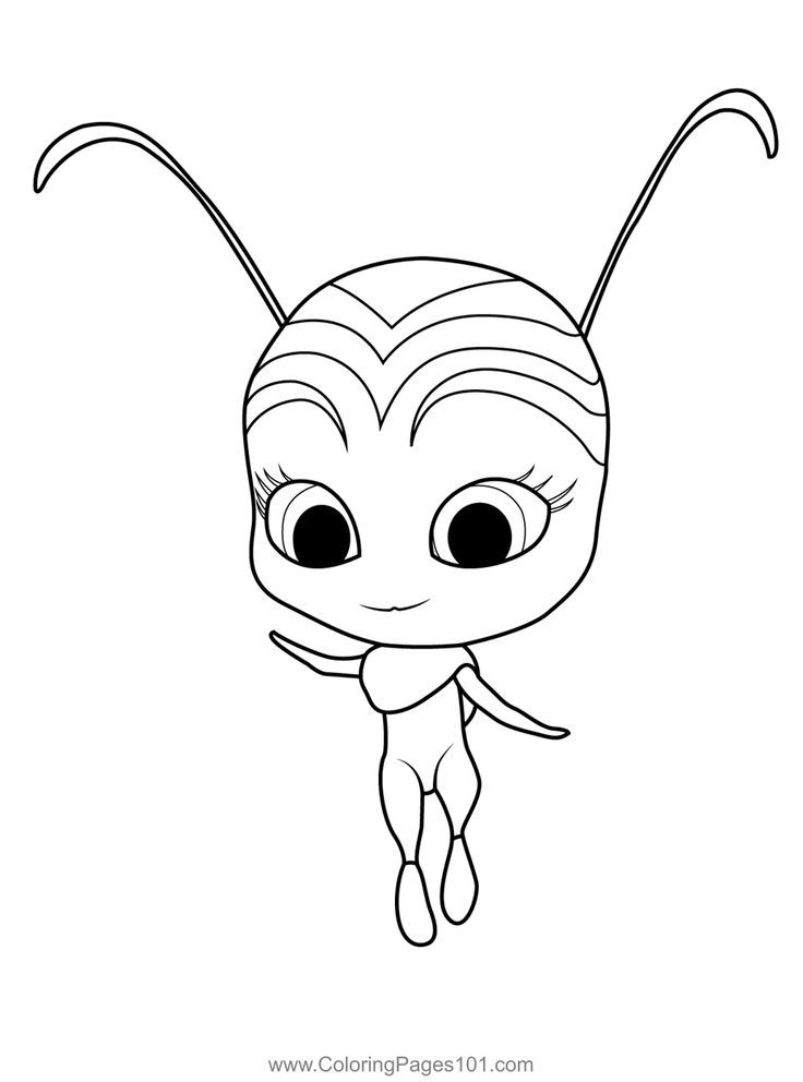 Pollen Kwami Miraculous Ladybug Coloring Page Drawing Of Miraculous Ladybug, Kwamis Drawings, Miraculous Ladybug Coloring Pages Kwamis, Miraculous Coloring Pages Free Printable, Miraculous Kwami Drawings, Kwami Coloring Pages, Kwami Drawings, Kwami Base, Pollen Miraculous