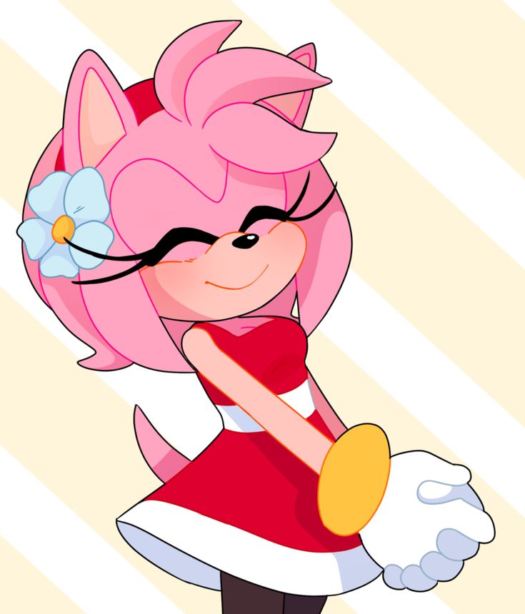 Amy's Happy by sp-rings | Amy rose, Sonic and amy, Rosé fanart