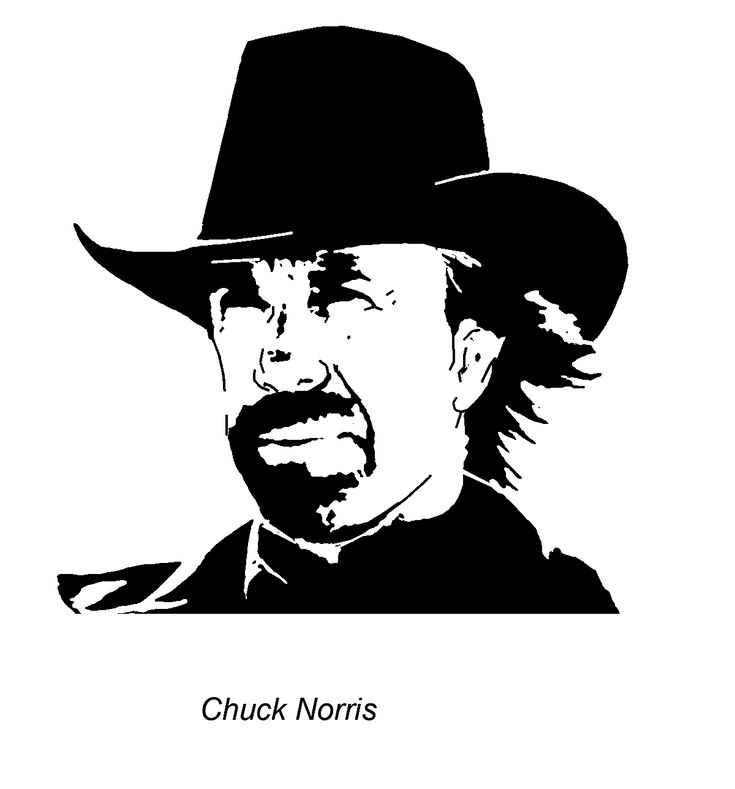 a black and white poster with an image of a man wearing a cowboy hat