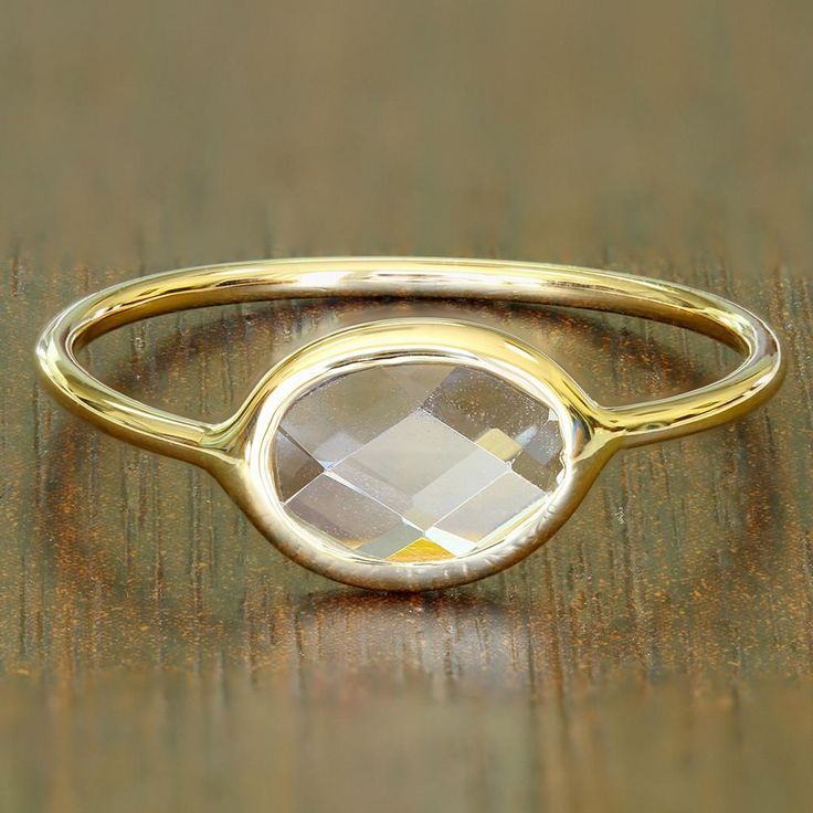 Simple, dainty, perfectly stackable rings Can be work alone or with other stackable designs Perfect as a gift, but we've also seen it as a non-traditional and special engagement ring One of a kind, dainty sapphire solitaire ring with a beautiful rose cut oblong yellow sapphire center bezel set in 14K rose gold. This unique ring is the perfect addition to any jewelry collection! It is simple, understated, and elegant - and even better, it goes with any outfit! Don't you want to get one for yourse Special Engagement Ring, Sapphire Solitaire Ring, White Sapphire Ring, Sapphire Solitaire, Sapphire Stone, Yellow Sapphire, White Sapphire, Rose Cut, Yellow Gold Rings