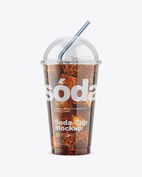 Download Transparent Plastic Soda Cup With Ice And Cap Mockup In Cup Bowl Mockups On Yellow Images Object Mockups Soda Cup Mockup Psd Mockup Free Psd