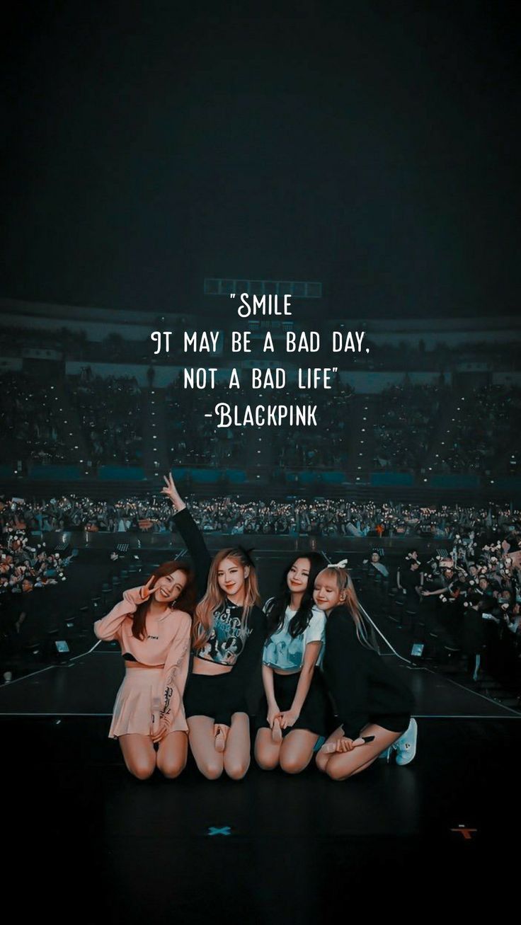 Black pink quote Bp Quote, Blackpink Black, Blink Book, Black Pink Background, Cute Inspirational Quotes, Blackpink Poster, Blackpink Memes, Bad Life, Kpop Quotes