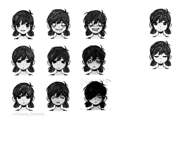 the many faces of a person with different hair styles and facial ...