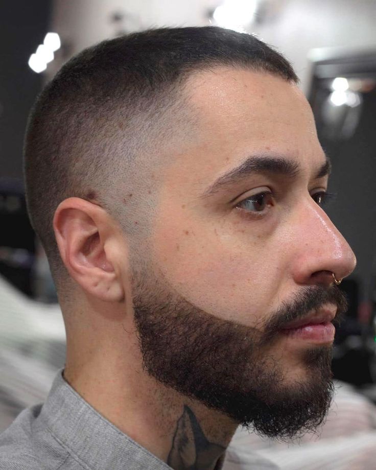 25 Buzz Cut Styles That Are Super Cool For 2021 Faded Beard, Faded Beard Styles, Buzz Cut With Beard, Buzz Cut For Men, Buzz Cut Styles, Buzz Haircut, Buzz Cut Hairstyles, Waves Haircut, Beard Shapes