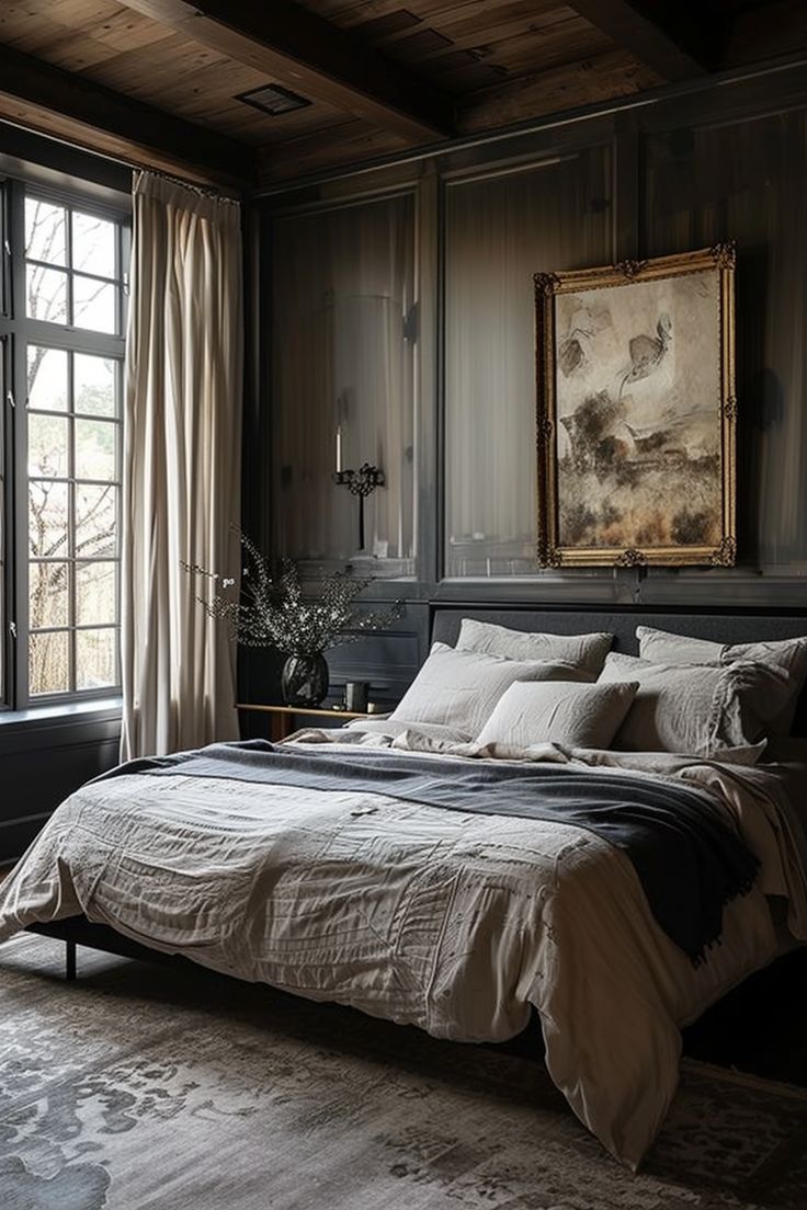 Moody Bedroom Retreats: 56 Stunning Ideas of Dark Elegance - Quiet ...