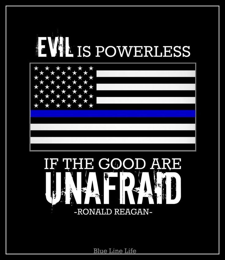 an american flag with the words evil is powerless if the good are unafrad