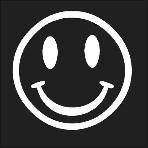 White Smiley Face On Black Background Clipart Pic Smiley Face Smiley Cute Anime Boy