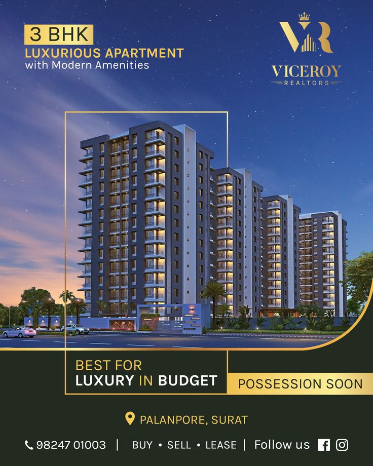 an advertisement for a luxury apartment project