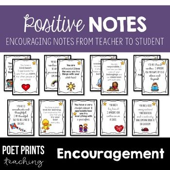 Encouragement Notes for Students, Digital and Printable | Encouragement ...