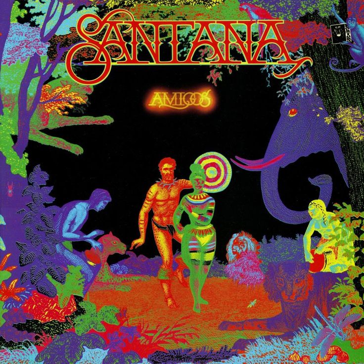 Santana - Amigos,1976 Rock Album Cover, Melody Gardot, Tadanori Yokoo, Rock Album Covers, Vintage Concert Posters, Dream Theater, Vinyl Collection, Musica Rock, Lp Cover