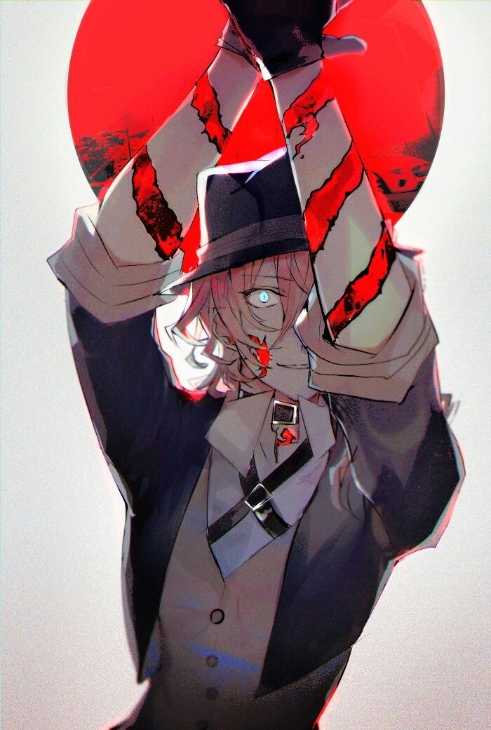 Corruption is an absolutely terrifying ability. Funny Chat, Chuuya Nakahara, Bongou Stray Dogs, Stray Dogs Anime, Fanarts Anime, An Anime, Bungo Stray Dogs, Bungou Stray Dogs, Stray Dog