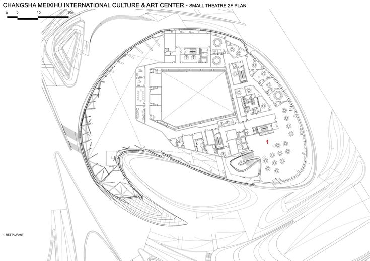 Gallery of Changsha Meixihu International Culture and Art Centre / Zaha ...