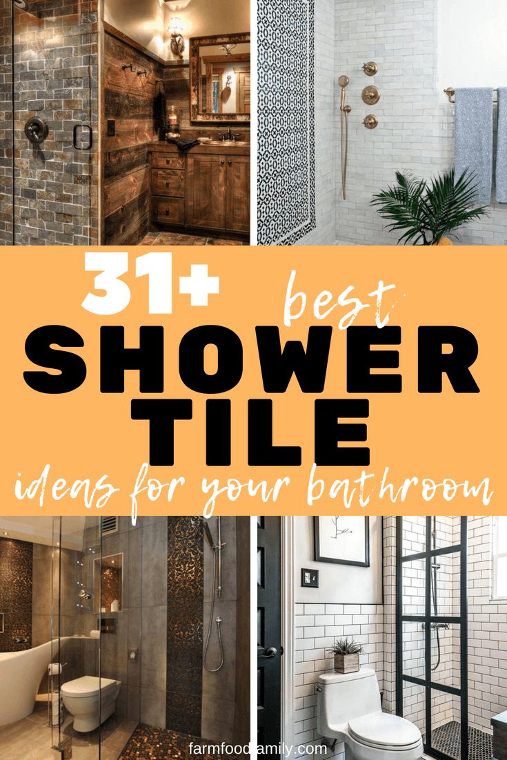 31+ Stunning Shower Tile Ideas For Your Bathroom - FarmFoodFamily ...