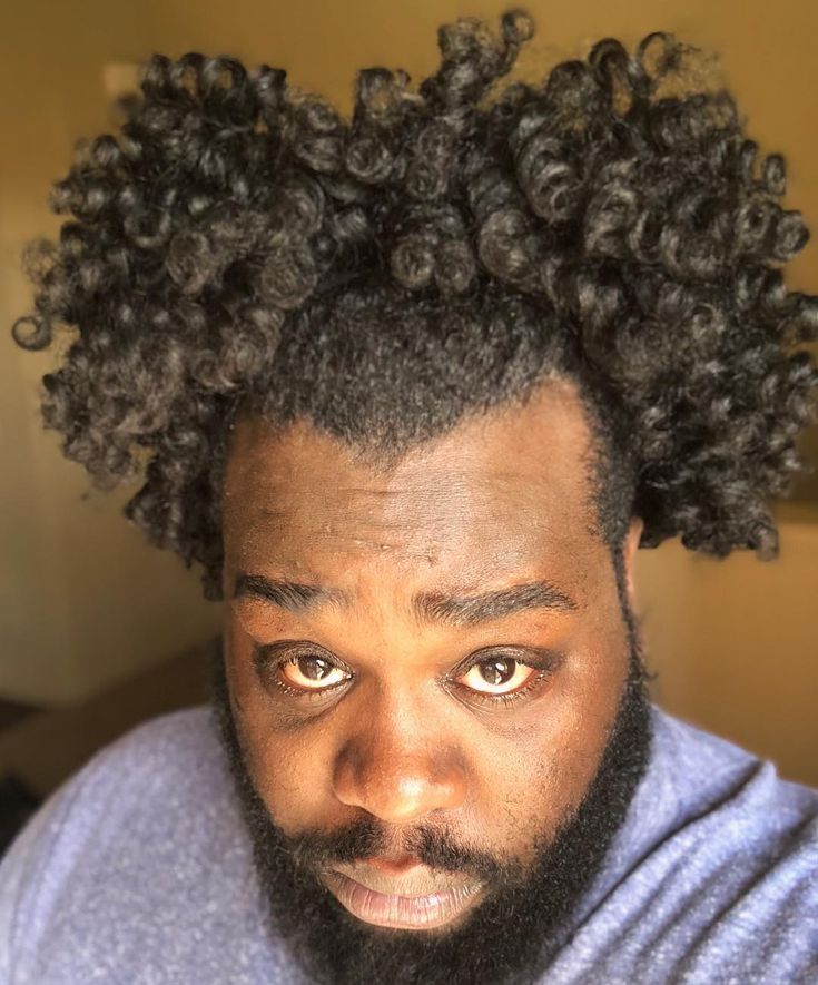 Beautiful Men In Beautiful Curls Flexi Rod Hairstyles, Hairstyles For 4c Hair, Hairstyles Male, Hair Male, Curly Wedding Hair, Medium Curly Hair Styles, Black Men Hairstyles, Hairstyles Men, Athletic Hairstyles