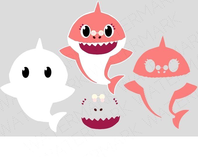 Download Pin by Hannah Janiszewski on Svg | Baby shark, Shark ...