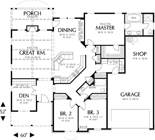 the floor plan for this house