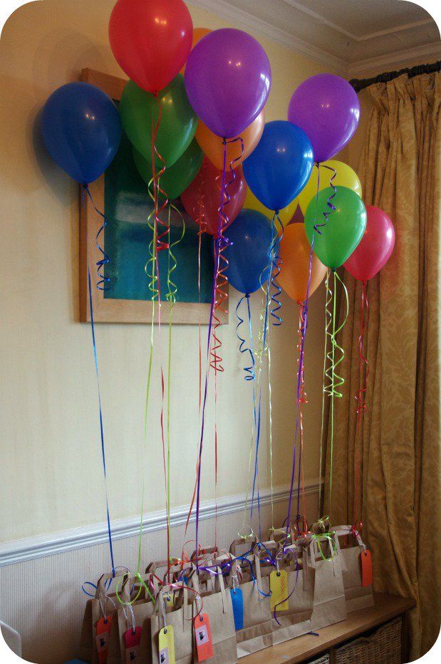 22 Awesome DIY Balloons Decorations | Rainbow themed birthday party ...