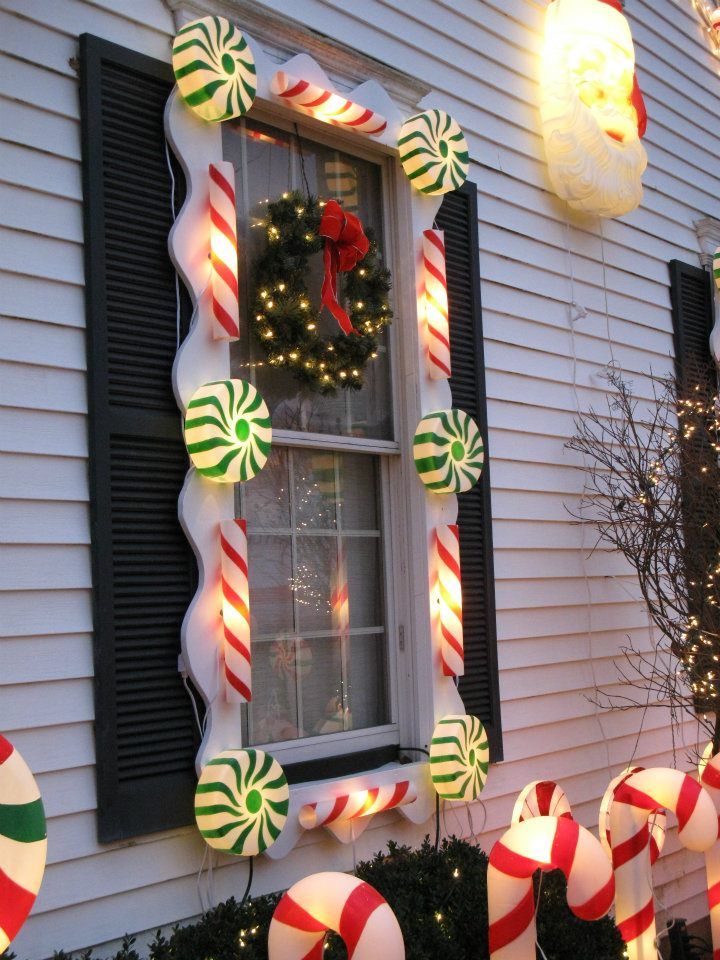 Candyland | Outside christmas decorations, Christmas decorations ...