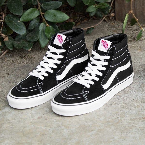 Vans Shoes High Tops, Vans Shoes Fashion, Vans Shoes Women, Cute Vans, Tenis Vans, Classic Vans, Black Vans, Fresh Shoes, Skate Shoe