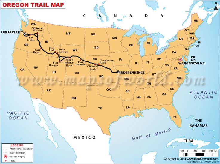 Oregon Trail Map Oregon Trail Map, Map Of Oregon, Us Maps, Lewis And Clark Expedition, Usa Maps, Westward Expansion, Map Printable, Oregon City, Trail Map