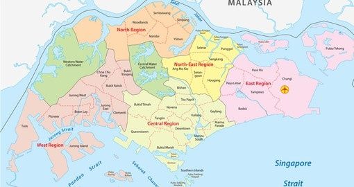 a map of malaysia with all the major cities