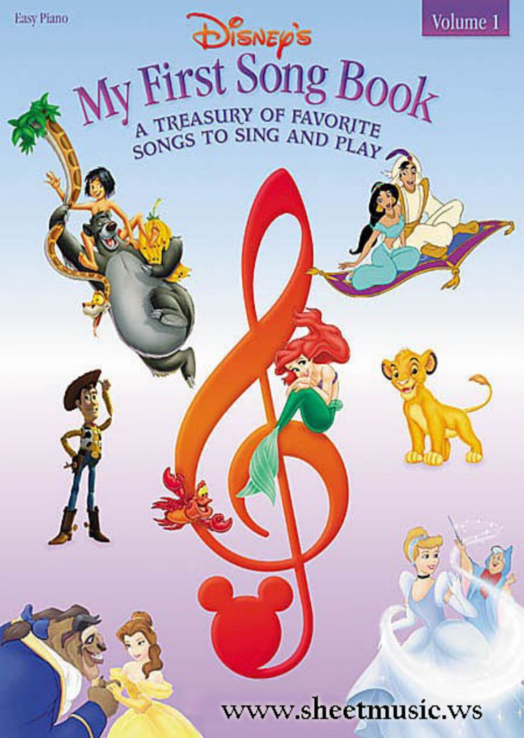 disney's my first song book, vol 1 - a trellosity of favorite songs to sing and play