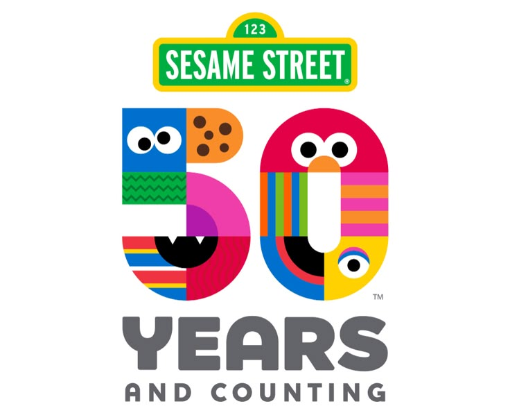 sesame street 50 years and counting logo