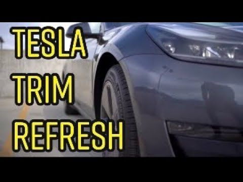 Tesla Trim Refresh! #modely #model3 #tesla #shorts #teslamodels #modelx ...