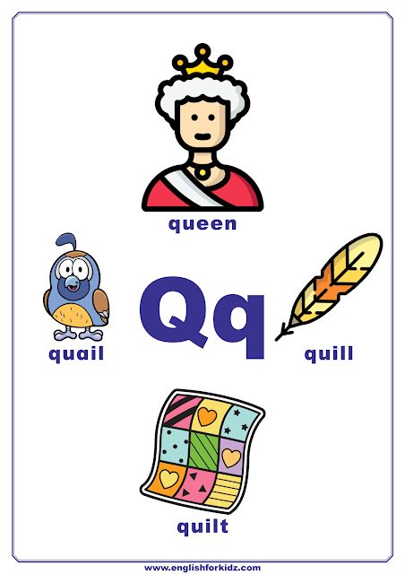 Letter Q Words For Kids