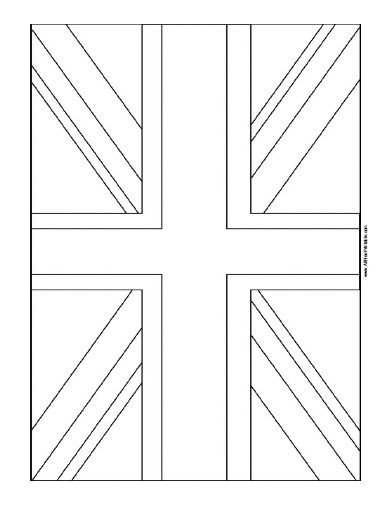 Download Free Printable United Kingdom Flag Coloring Page in 2020 (With images) | Flag coloring pages ...