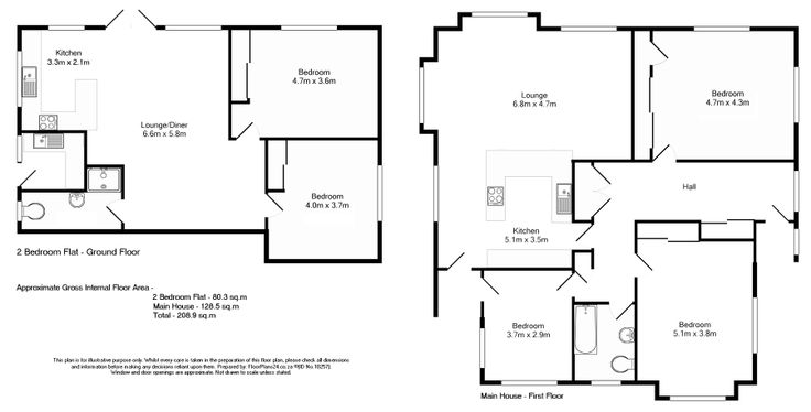 the floor plan for an apartment with three bedroom and two bathroom areas, including one living room