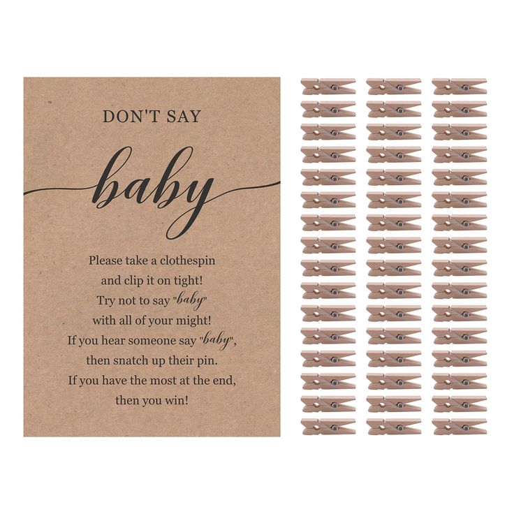 Gender Neutral Baby Shower Game: 