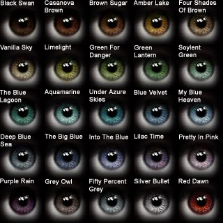 Trade Off [Lilith] - Closed | Eye color chart, Rare eye colors, Eye color