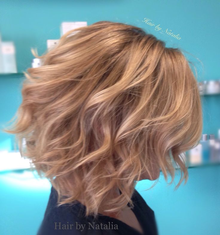 Blonde Balayage bob. Balayage and messy beach waves for blondes with bob haircut. L'Oreal hair color salon, Denver CO. www.hairbynatalia.com Wave Perm Short Hair, Short Beach Waves, Beach Waves For Short Hair, Blonde Balayage Bob, Trendy Haircuts Medium, Wave Perm, Short Hair Waves, Makeup Tip, Beach Wave Hair