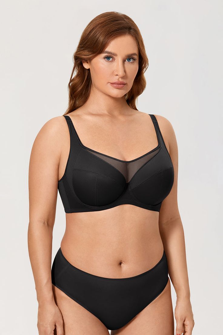 If you're in the market for an everyday style bra, then this would fit your need quite well. This bra is made of high-quality polyester. It has a full cup shape along with adjusted straps. The bra is chic with a solid pattern that is quite fetching. The back closure and underwire support make it a staple in the closet of most women. 

Specifications
Brand Name: GeraldBlack
Obscene Picture: No
Sexually Suggestive: No
Bra Style: Unlined
Material: Polyester
Origin: CN(Origin)
Support Type: Underwir Underwire Nylon Bra With Removable Pads, Underwire Bra With Removable Pads In Nylon, Nylon Underwire Bra With Removable Pads, Fitted Nylon Sports Bra With Padded Cups, Black Underwire Sports Bra With Padded Cups, Fitted Underwire Nylon Sports Bra, Fitted Nylon Underwire Sports Bra, Nylon Full Cup Bra With Removable Pads, Black Nylon Bra With Padded Cups