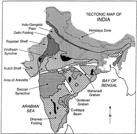 an old map shows the location of india and its major cities, as well as some other